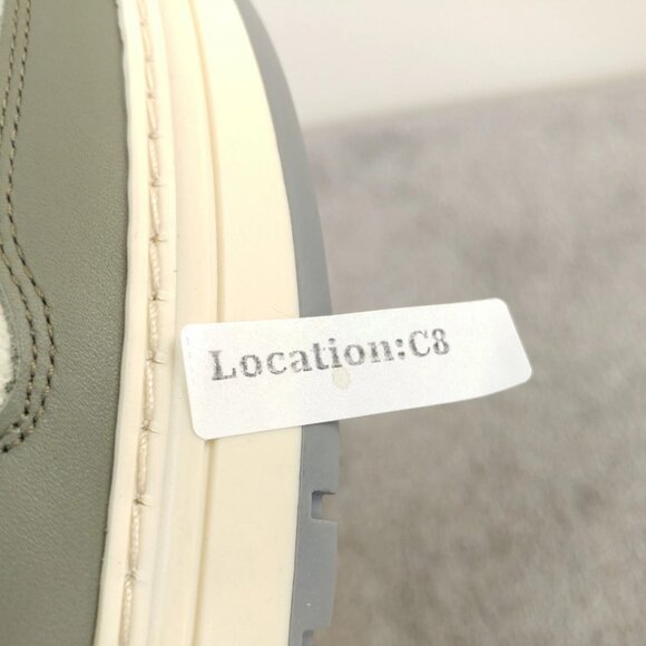 Represent Clo Reptor Low Mens Size 7.5 Shoes Khaki Cream Skater Sneakers - Picture 9 of 9